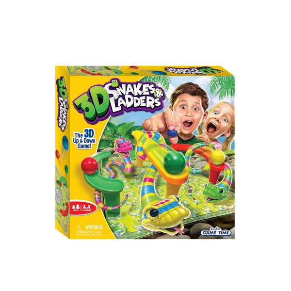 FUNVILLE DRUSTVENA IGRA 3D SNAKES & LADDERS 