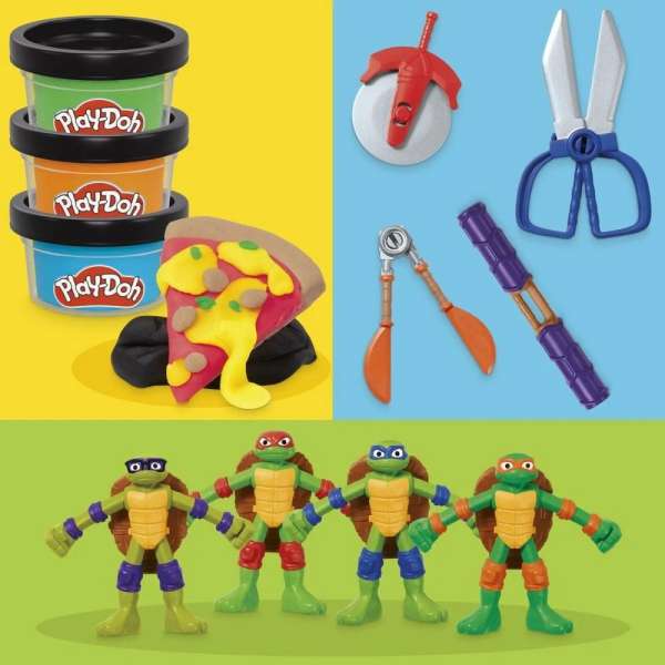 G0556 PLAY-DOH TMNT COWABUNGA CREATIONS 