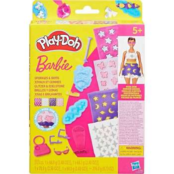 G1355 PLAY DOH BARBIE DESIGNER PATTERNS PACKS AST 