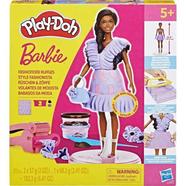 G1359 PLAY DOH BARBIE FASHIONISTA RUFFLES 