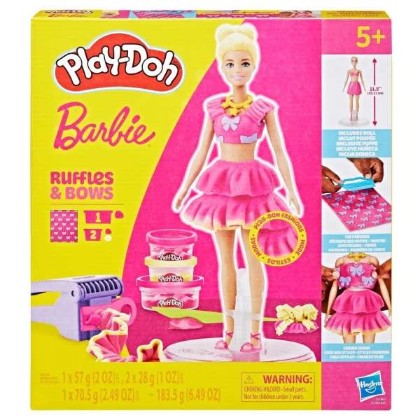 G1361 PLAY-DOH BARBIE RUFFLES AND BOWS 