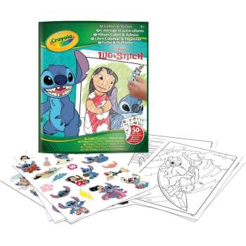 GA040900 CRAYOLA BOJANKA SA STIKERIMA STITCH 