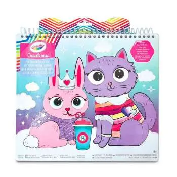 CRAYOLA BLOK SA STIKERIMA PETS 