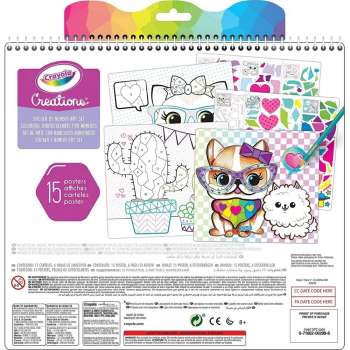 GA062996 CRAYOLA BLOK SA STIKERIMA I SABLONOM BROJEVI 