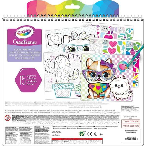 GA062996 CRAYOLA BLOK SA STIKERIMA I SABLONOM BROJEVI