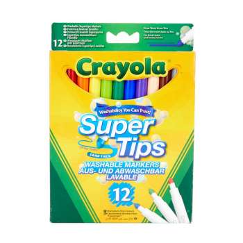 CRAYOLA MARKERI SUPERTIPS 12 KOM 