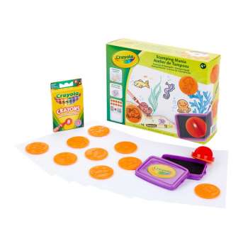 CRAYOLA STAMPING MANIA SET 