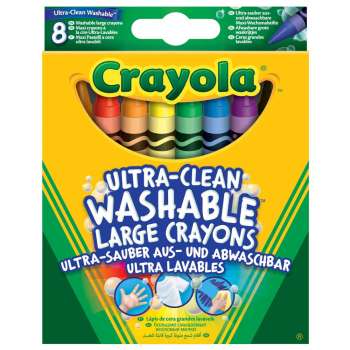 CRAYOLA PERIVE MASNE BOJICE 8 KOM 