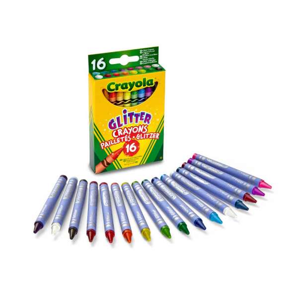 CRAYOLA SLJOKICASTE MASNE BOJICE 16 KOM 