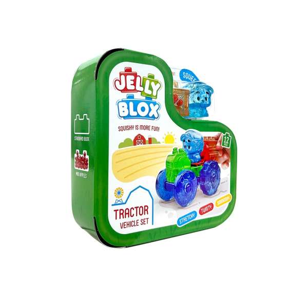 GA932945 JELLY BLOX - TRACTOR SET (12L) - DEXY 