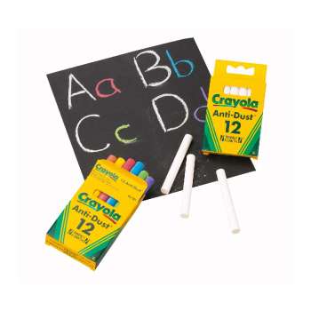 CRAYOLA BELE KREDE 12 KOM 