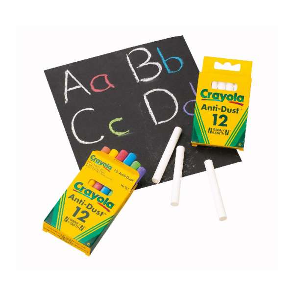 CRAYOLA BELE KREDE 12 KOM 
