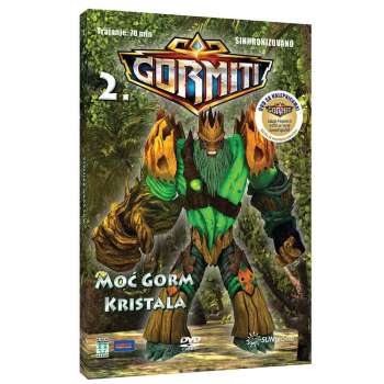 GORMITI DVD 2 MOC GORM KRISTALA 