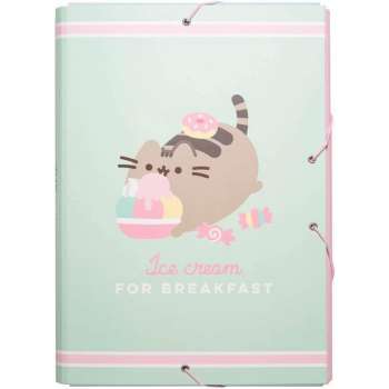 PUSHEEN FOODIE FASCIKLA SA GUMOM A4 