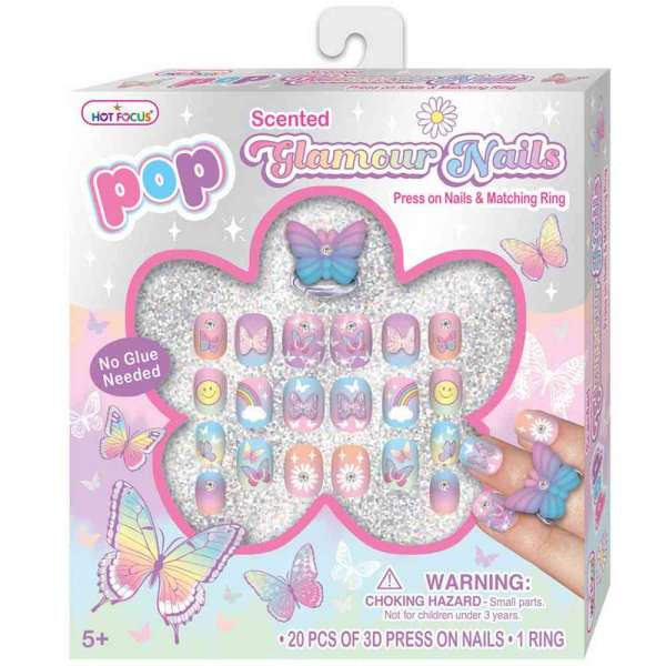 HOT FOCUS GLAMOUR SET ZA NOKTICE