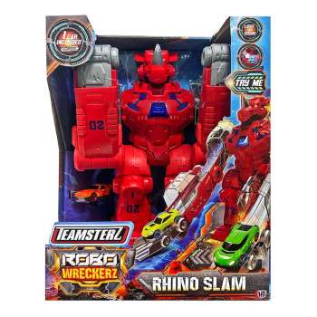 HL1407004 TEAMSTERZ ROBO WRECKERS RHINO SLAM SET ZA IGRU 