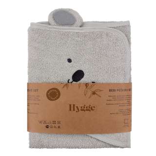 HYGGE PESKIR I RUKAVICA PASTEL GREEN 