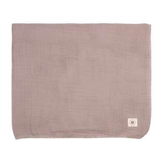 HYGGE PREKRIVAC OD MUSLINA, DVOSLOJAN, COOKIE BEIGE, 100X80CM 