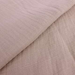 HYGGE PREKRIVAC OD MUSLINA, DVOSLOJAN, COOKIE BEIGE, 100X80CM 