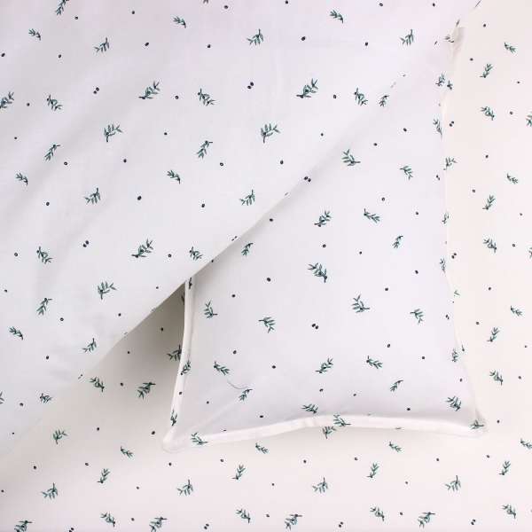 HYGGE POSTELJINA 3 DIJELA GREEN OLIVE 