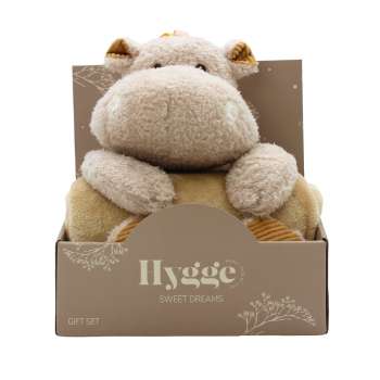 HY31372 HYGGE SWEET DREAMS DEKICA SA IGRAČKOM HIPPO 