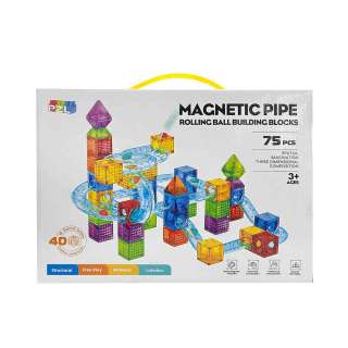 ITT39606 MAGNETNE KOCKE STAZA ZA LOPTICE 75 KOM 