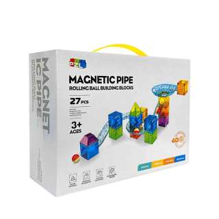 ITT39613 MAGNETNE KOCKE STAZA ZA LOPTICE MINI 27 KOM 