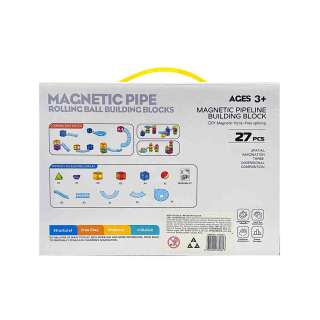 ITT39613 MAGNETNE KOCKE STAZA ZA LOPTICE MINI 27 KOM 