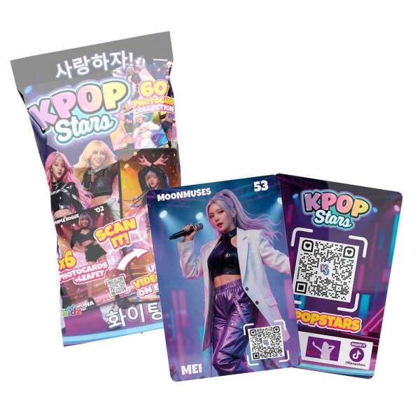 KDZW01 K POP STARS KARTICE 