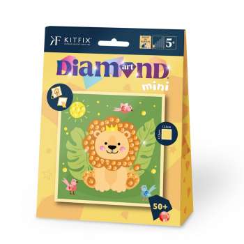 KFFP2503 MINI DIAMOND ART SET LION 