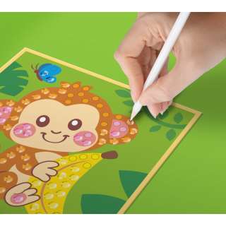 KFFP2508 MINI DIAMOND ART SET MONKEY 