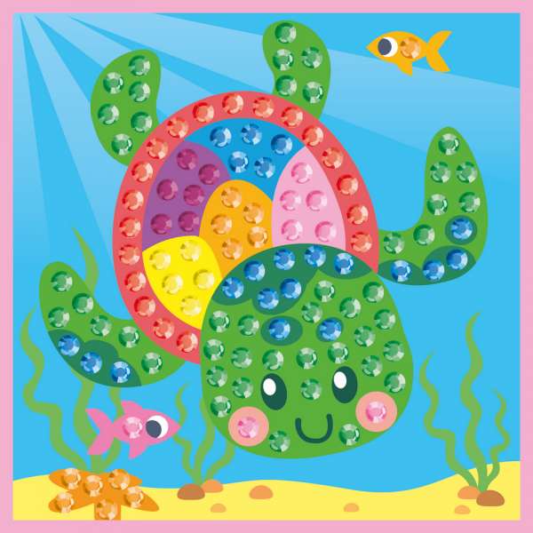 KFFP2510 MINI DIAMOND ART SET SEA TRUTLE 