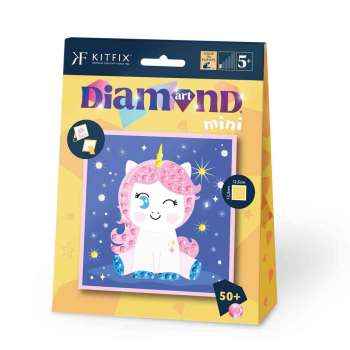 KFFP2511  MINI DIAMOND ART SET BABY UNICORN 