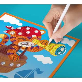 KFFP2514 JUNIOR DIAMOND ART SET LITTLE PIRATE 