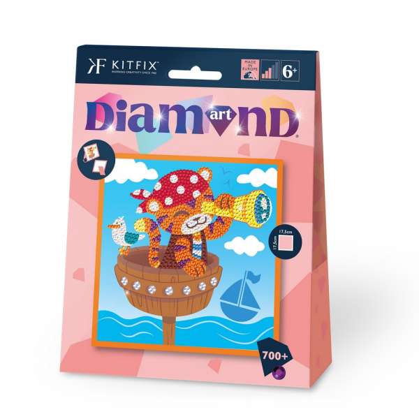 KFFP2514 JUNIOR DIAMOND ART SET LITTLE PIRATE 
