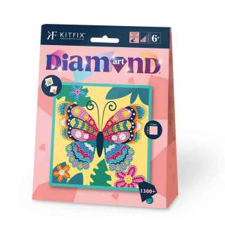 KFFP2527 JUNIOR DIAMOND ART SET BETTY THE BETTERFLY 
