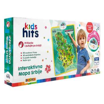 KH07006 KIDS HITS INTERAKTIVNA MAPA SRBIJE 