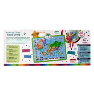 KH7007 KIDS HITS INTERAKTIVNA MAPA SVIJETA RS 