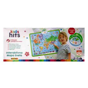 KH7007 KIDS HITS INTERAKTIVNA MAPA SVIJETA RS 