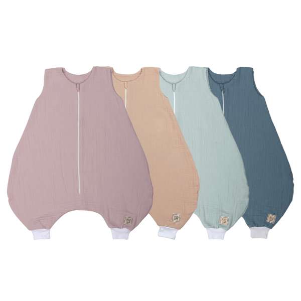 KIDZZ SLEEPING BAG MUSLIN PETROLEUM 0-18M