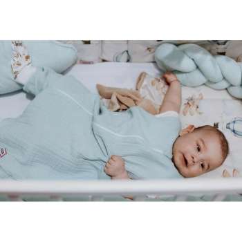 KIDZZ SLEEPING BAG MUSLIN MINT 0-18M 