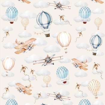 KIDZZ BEDDING 6 PIECES AIRPLANE 