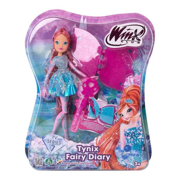 WINX LUTKA TYNIX BLOOM S DNEVNIKOM 26 CM