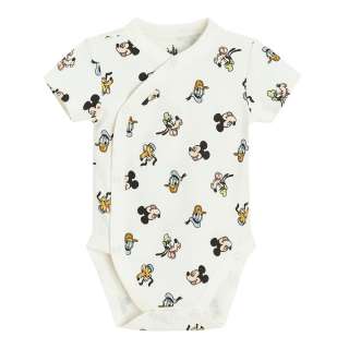 COOL CLUB BODI KRATAK RUKAV 2KOM DISNEY MICKEY & FRIENDS CREAMY
