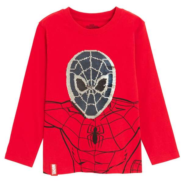 COOL CLUB MAJICA DUG RUKAV MARVEL SPIDER-MAN RED BOTANIC 