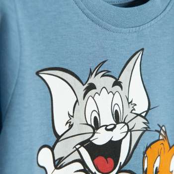 NN TOM AND JERRY MAJICA DUG RUKAV BLUE 