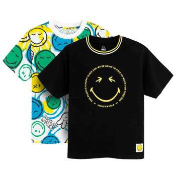 COOL CLUB SMILEY MAJICA KRATAK RUKAV 2KOM MIX 