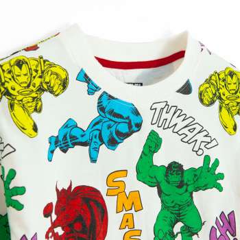 COOL CLUB MARVEL MAJICA KRATAK RUKAV WHITE 