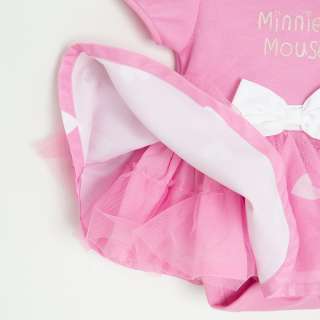 COOL CLUB SET BODI DUG RUKAV, DONJI DEO I TRAKA ZA KOSU DISNEY MINNIE MOUSEPINK