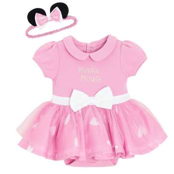 COOL CLUB SET BODI DUG RUKAV, DONJI DEO I TRAKA ZA KOSU DISNEY MINNIE MOUSEPINK 